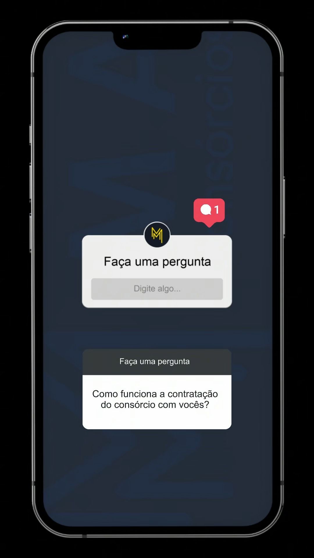 Como é contratar um consórcio com a Marta?

É ter uma equipe acompanhando você e...